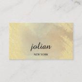  Elegant Gold Business Card – Minimalist Luxurious 名刺 (正面)