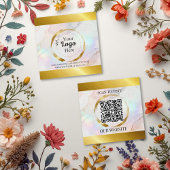 Elegant Gold business logo Modern  コーリングカード