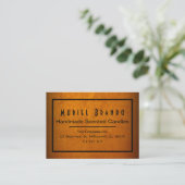 Elegant Gold Candle Company V4 名刺 (スタンド正面)