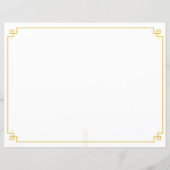 Elegant Gold Certificate of Achievement Profession (裏面)