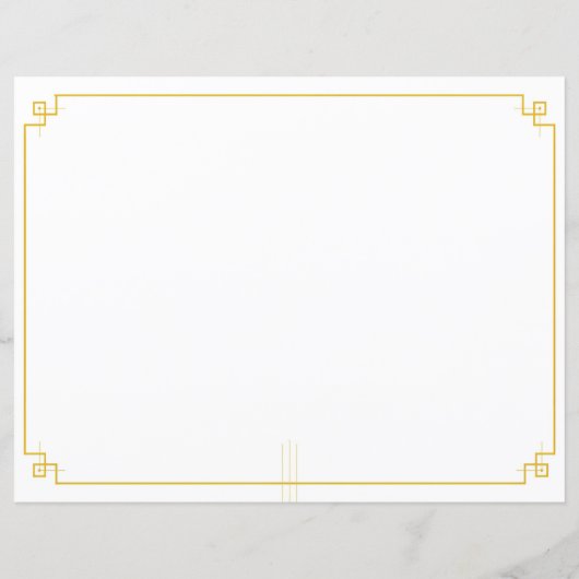 Elegant Gold Certificate of Achievement Profession (裏面)