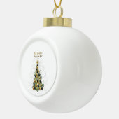 Elegant Gold Christmas tree ornament セラミックボールオーナメント (右)