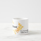 Elegant Gold Custom Name Personalized Espresso Cup エスプレッソカップ (正面)