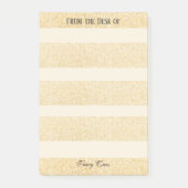 Elegant Gold Custom Notes ポストイット (正面)