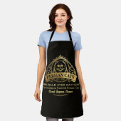 Elegant Gold Customizable Persian Cattery Owner  エプロン (着用した状態)