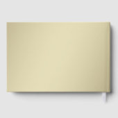 Elegant Gold Damask Wedding ゲストブック (裏面)