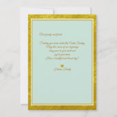 Elegant Gold Easter Brunch – Egg Sunday Party 招待状 (裏面)