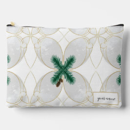 Elegant Gold Eucalyptus MerryMist Holiday Cork Coa アクセサリーポーチ