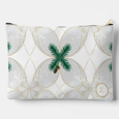 Elegant Gold Eucalyptus MerryMist Holiday Cork Coa アクセサリーポーチ (裏面)