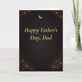 Elegant Gold Father’s Day Card from Daughter カード (正面)