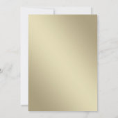 Elegant Gold Feather Luxury Celebration 招待状 (裏面)