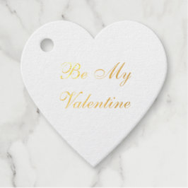 Elegant Gold Foil Custom Message フェイバータグ