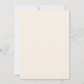 Elegant Gold Frame Classic Wedding Invitation 招待状 (裏面)