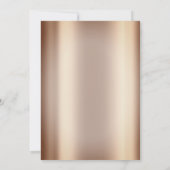 Elegant Gold Frame Diamonds Glitter Graduation 招待状 (裏面)