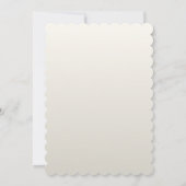 Elegant Gold Geometric Baby Shower 招待状 | Mi (裏面)