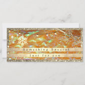 Elegant Gold Gift Voucher | Glitter and Pearl (正面)