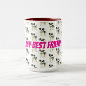 Elegant Gold Grooming Dog Personalized Collection マグカップ (中央)