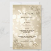 Elegant Gold Hearts Frame Bokeh (正面)