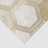 Elegant Gold Hexagon Geometric Pattern - Marble 2 薄葉紙 (詳細)