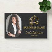 Elegant Gold House Key Professional Realtor ポストイット (オフィス)