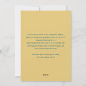 Elegant Gold Islamic Arch Eid Mubarak Greeting シーズンカード (裏面)