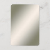 Elegant Gold Jewel Flowers Detail Enclosure Card エンクロージャーカード (裏面)