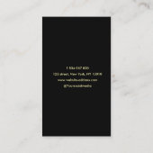 Elegant Gold Lotus Luxury Massage Therapist  名刺 (裏面)