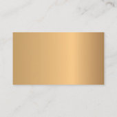 elegant Gold Luxury Company名刺 名刺 (裏面)