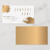 elegant Gold Luxury Company名刺 名刺 (正面/裏面)