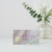 Elegant Gold Marble Branding 割引カード (スタンド正面)