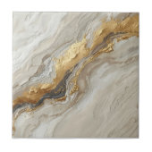 Elegant Gold Marble Flow – Luxury Ceramic Tile タイル (正面)