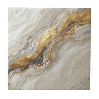 Elegant Gold Marble Flow – Luxury Ceramic Tile タイル