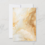 Elegant Gold Marble Professional サンキューカード (裏面)