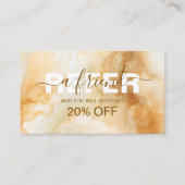 Elegant Gold Marble Professional 紹介カード (正面)