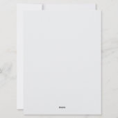 Elegant Gold New Year Greeting シーズンカード (裏面)