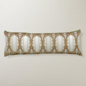 Elegant Gold Ornate Body Pillow ボディピロー (裏面)