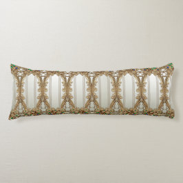 Elegant Gold Ornate Body Pillow ボディピロー