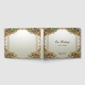 Elegant Gold Ornate Guest Book ゲストブック (全面)