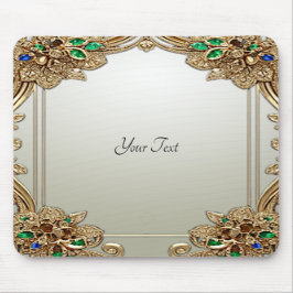 Elegant Gold Ornate Mousepad マウスパッド