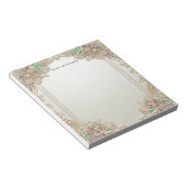 Elegant Gold Ornate Notepad ノートパッド (アングル)