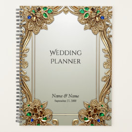 Elegant Gold Ornate Planner プランナー手帳