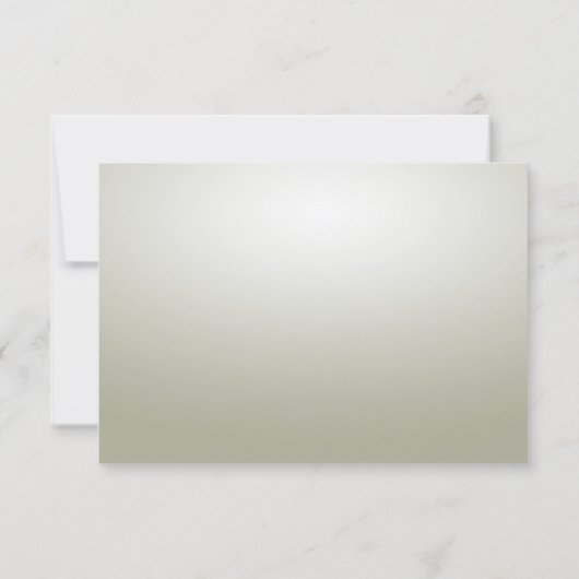 Elegant Gold Ornate RSVP Card (裏面)