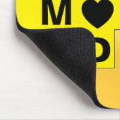 Elegant Gold Pattern Mouse Pad for Luxe Desk Vibes マウスパッド (コーナー)