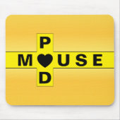 Elegant Gold Pattern Mouse Pad for Luxe Desk Vibes マウスパッド (正面)