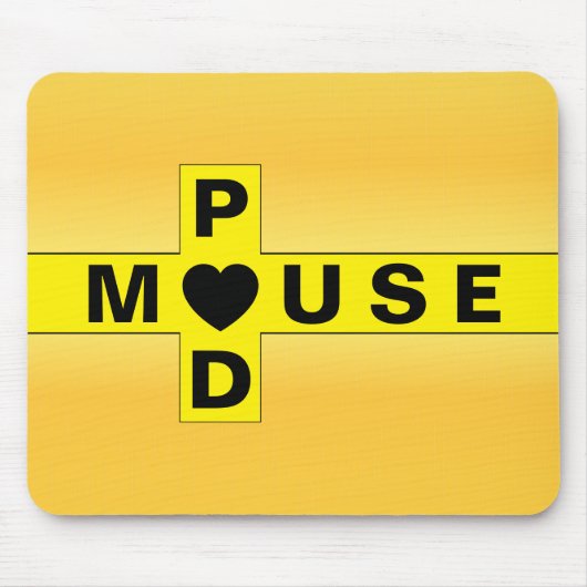 Elegant Gold Pattern Mouse Pad for Luxe Desk Vibes マウスパッド (正面)