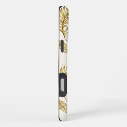 Elegant Gold Phone Cover For Fall iPhoneケース (右側面)