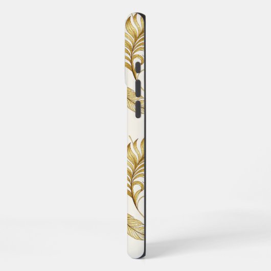 Elegant Gold Phone Cover For Fall iPhoneケース (左側面)