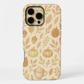 Elegant Gold Phone Cover For Fall iPhoneケース (裏面)