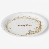 Elegant gold plate  ペーパープレート (アングル)