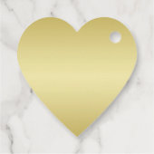 Elegant Gold Signature Monogram with Photo フェイバータグ (裏面)